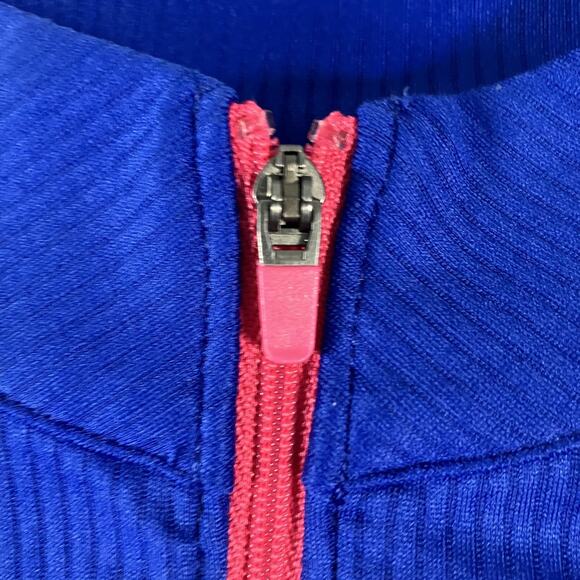 FootJoy Pullover Womens XS Blue Pink 1/4 Zip Long Sleeve Golf Athletic Stretch - Picture 4 of 12